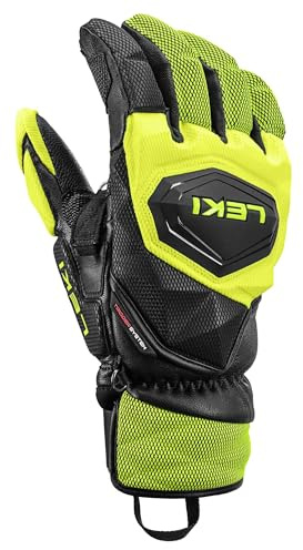 LEKI WCR Venom SL 3D - Race Handschuhe mit Trigger System, Gre:8.5, Black-Ice Lemon