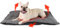 MORA PETS Self Heating Dog Bed Heated Cat Blanket Warming Cat Bed Large Heat Pet Mat Thermal Dog Bed Mat Blanket with Removable Cover 89 x 58cm