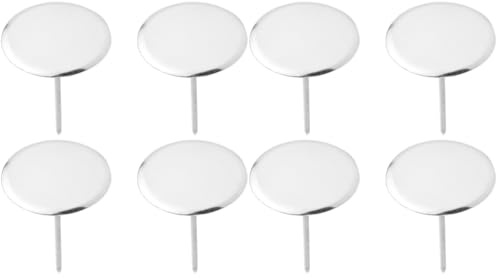 Ciieeo 8 Pcs Stainless Steel Nails Cake Decorating Supplies Piping Nail Nails Baking Tools Cake Baking Nails for Cakes Floral Decor Frosting Dad Flowers