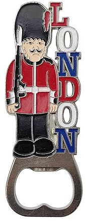 London England UK 3D Guard Fridge Magnet Beer Bottle Opener Souvenir Gift,Metal Alloy Handmade London Refrigerator Magnet Home & Kitchen Decoration Collection