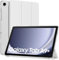 MoKo Custodia per Galaxy Tab A9+/A9 Plus 11 Pollici 2023, Cover Protettiva Sottile con Supporto e Retro Rigido Traslucido in PC per Tab A9 Plus SM-X210/X216/X218, Auto Sveglia/Sonno, Bianco
