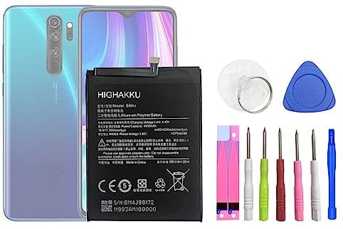 HIGHAKKU Replacement Battery BM4J Compatible with Redmi Note 8 Pro with Tools