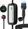 FNRIDS EV Charger Cable Type 2 to 3 Pin Plug, [Total Length 6M, 10A, Max. 2.3kW] Electric Car Charger, Type 2 Charging Cable 3 Pin with LED Indicators, for EVs & PHEVs with IEC 62196-2