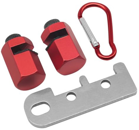 ZAWELIYO Stair Gauge Aluminum Alloy Framing Jig for Stair Layout Woodworking, Thumb Screw, Lightweight, Suitable for Edges, Circular Saw, Carpentry Square