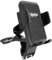 IPOW Car Dashboard Phone Clip Holder, 360 Degrees Rotation Dash Steering Wheel Phone Clamp Mount Compatible with iPhone 15 14 13 Pro Max and 4-7 Inch Smartphones (Black)