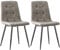 LEWE Esszimmerstühle 2er Set,Esszimmerstuhl Küchenstuhl Polsterstühle,Wohnzimmerstühle mit Rückenlehne,Gestell aus Metall,Stuhl für Esszimmer,Küche & Wohnzimmer