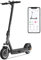 Yadea KS6 Pro Trottinette électrique pour Adultes, 800W Scooter Pliant Simple avec pneus tubeless Auto-réparateurs, 3 Modes de Vitesse, 25Km/h, 20% Montagne, Contrôle Intelligent APP/LED