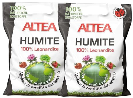 Altea Humite, leonardite 100% per prato, orto e giardino, migliora la fertilità del suolo, acido umico e acido fulvico, sacco da 5 kg (2)