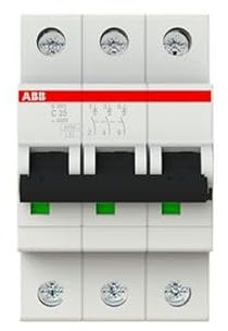ABB S203-C25 Leitungsschutzschalter System pro M compact® Drehstrom (3P), Charakteristik C bis 25A, 6kA Kurzschlussfestigkeit