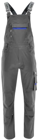 SARA Arbeitshosen Männer Stretch - Latzhose Herren Arbeitshose mit Kniepolstertaschen - Arbeitslatzhosen Männer für alle Jahreszeiten Gr.46-64