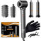 Multistyler Airwrap 5 en 1 Hair Styler, cepillo de pelo iónico profesional, 3 x secado más rápido, rizador automático, enderezador, cepillo de volumen Secador de pelo, plancha iónica