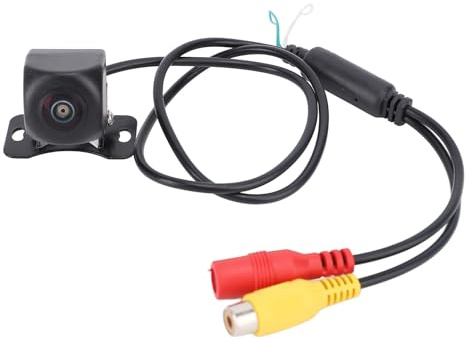 Acouto Rückwärtsparkkamera Backup -Kamera Rückfahrkamera 1080p AHD 170 Weitwinkel Nachtsicht IP67 mit Einstellbarem Winkel & Leitung für Autos Eingeschaltet