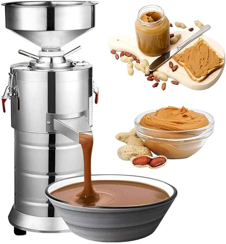 Stainless Steel Nut Butter Grinder 90%-95% Sauce Yield Electric Sesame Butter Machine Peanut Butter Maker for Almond Pumpkins