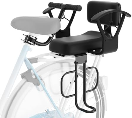 XIEEIX Fahrradkindersitz Hinten, Hinten Montierte Kinderfahrradsitze, 360° schützender Kindersitz, Breitenverstellbarer Fahrradrücksitz, Passend für alle Fahrradheckrahmen
