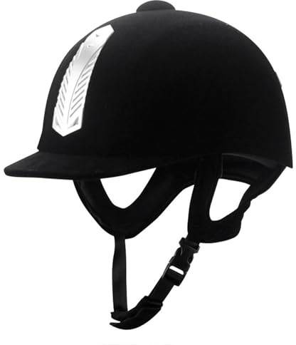 Wisylizv Casco da equitazione per uomini e donne – Casco protettivo REIT – Copertura di sicurezza regolabile REIT – Casco da equitazione leggero e traspirante per allenamento, equitazione e sport
