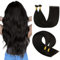 YoungSee U Tip Hair Extensions Brown U Tips Hair Extensions Real Human Hair Darkest Brown K Tip Human Hair 18In 1G/S 50G Easy to Apply