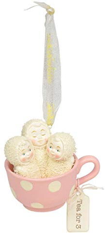 Snowbabies by D56 Tea for Three Hanging Ornament