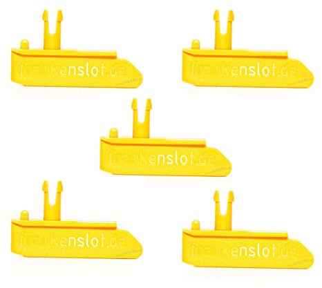 GOKarli Leitkiel Leitkeil Frankenslot V3.0 für Carrera Digital 132 Digital 124 Exclusiv Evolution Orange (5 Stück)