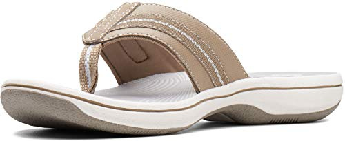 CLARKS Women's Brinkley Jazz Hanging Flip Flop Sandal