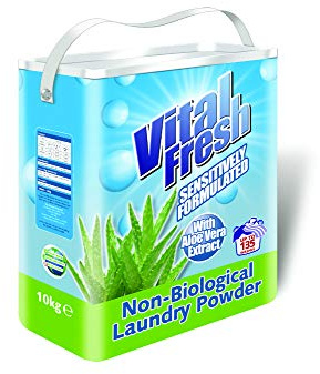 MIRIUS 10 KG VITAL FRESH ALOE VERA NON BIOLOGICAL LAUNDRY POWDER