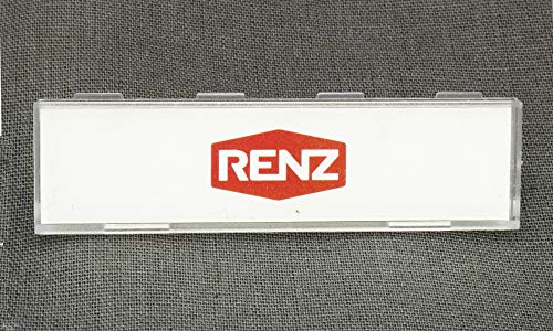 RENZ Namensschildabdeckung mit Namensschildeinlage 97-9-82146 (5 Stück)