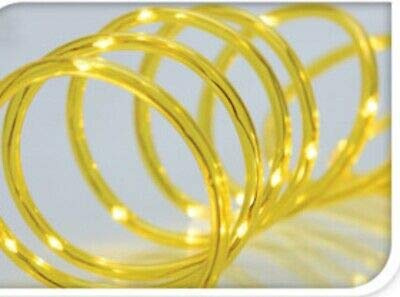 Rammento 5 Meter Led Rope Light Christmas Lights Led Battery Operated Indoor & Outdoor Li (Yellow)