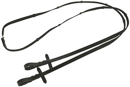 Covalliero Kerbl 3222117 Antislip Gummizügel schwarz, Full, 15 mm