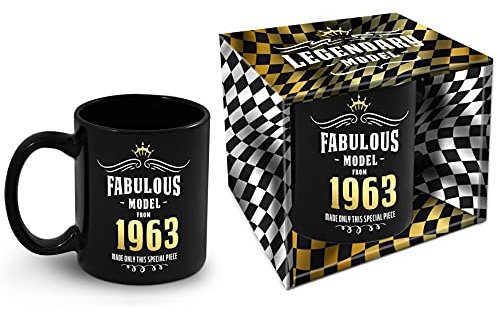 Bombo Tasse d'anniversaire avec année de naissance 1963