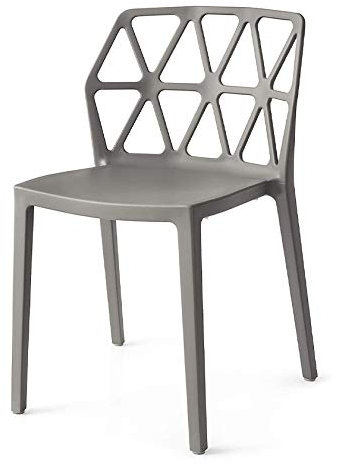 CONNUBIA Stuhl Modell ALCHEMIA aus Polypropylen, Set mit 4 Stück, erhältlich in 6 Farben (Taupe)