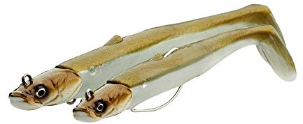 Savage Gear V2 Weedless Sandeel 11.5cm: Green Silver