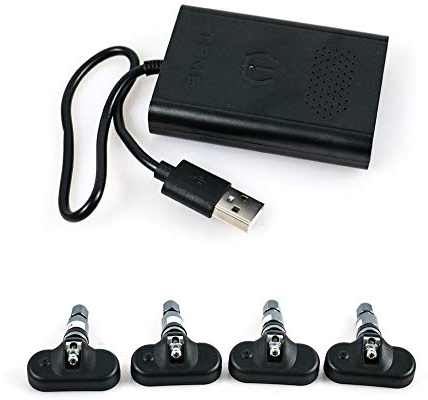 YUNTX reifendruckkontrollgerät, ABS Auto Auto Reifendruckkontrollsystem TPMS mit internem Sensor für Android autoradio