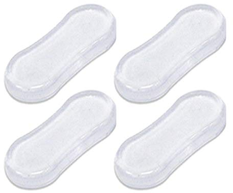 Ardorman 4 Stück Toilettensitzpuffer Universal Wc Sitz Stoßstangen, Wc Sitz Puffer Abstandshalter Kit Ersatz Stoßstangen Mit Starken Klebstoff - Geräuschlosigkeit Und Stoßdämpfer