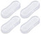 Ardorman 4 Stück Toilettensitzpuffer Universal Wc Sitz Stoßstangen, Wc Sitz Puffer Abstandshalter Kit Ersatz Stoßstangen Mit Starken Klebstoff - Geräuschlosigkeit Und Stoßdämpfer