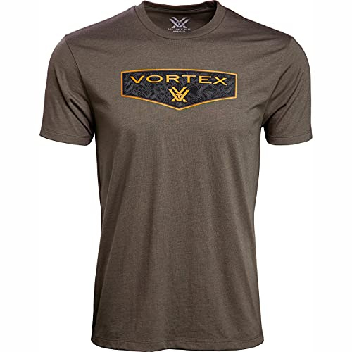 Vortex Optics Shield T-Shirts (Brown Heather, Medium)