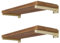 EZYDECOR Heavy Duty Shelf Brackets 4 Pack Iron Metal Wall Mounted Floating Shelf Bracket Farmhouse Furniture Decorations Hardware Included