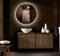 MICE COLLECTION CRISTALED - Espejos led para baño, Espejo retroiluminado Redondo luz fria SERIE ALPHA Ø 60 cm