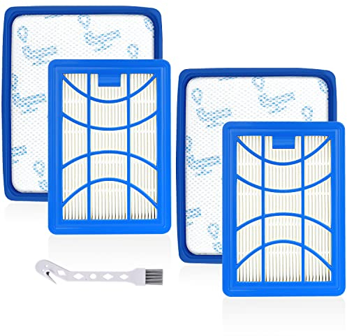Juego de 2 filtros de repuesto para Philips PowerPro Expert FC9729/09 FC9741/09 FC9742/09 FC9743/09 FC9744/09 FC9745/09 FC9746/09 CP0617 aspiradora