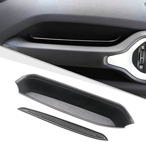 BIBIBO Jeep Renegade Türgriff Ablagefach, Aufbewahrungsbox kompatibel mit Jeep Renegade BU 2015-2022, Auto Tür Organizer Aufbewahrungsbox, Organizer mit Rutschfestermatte, Jeep Renegade Zubehör