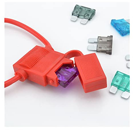 FARUTA Fusible de Voiture à Lame Moyenne + Porte-fusible Automatique étanche (Color : 2A)