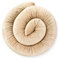Bebeloo Seitenschläferkissen Körperkissen Pregnancy Pillow Bettkissen Bettschlange Nackenrolle Schlafkissen Stillkissen Bettumrandung Zugluftstopper (Beige, 300 cm)