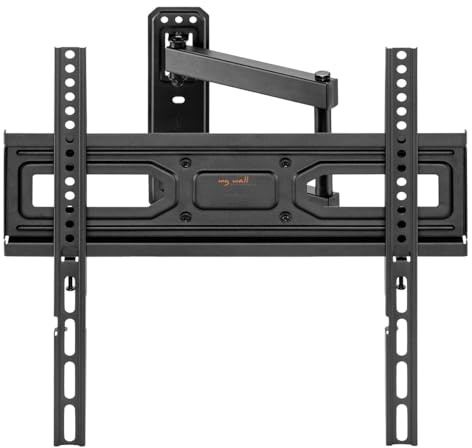my wall H26-1AL TV Wandhalter - Vollbeweglich, Wandhalterung für Flachbildschirme, Variabler Wandabstand, Fernseher Halterung für 32 - 55 (81-140cm), Belastbarbar bis 35 kg
