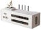 NUODWELL Wandmontierte WiFi-Router-Aufbewahrungsbox, Desktop-Holz-WLAN-Aufbewahrungsregal, schwebende Regale, TV-Set-Top-Rack, Netzkabel-Steckdosen-Aufbewahrungsregal für Schlafzimmer, Wohnzimmer