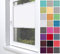 Home-Vision® Premium Plissee Faltrollo ohne Bohren zum Kleben Innenrahmen Blickdicht Sonnenschutz Jalousie für Fenster & Tür (Weiß - Höhe 100cm x Breite 50cm)