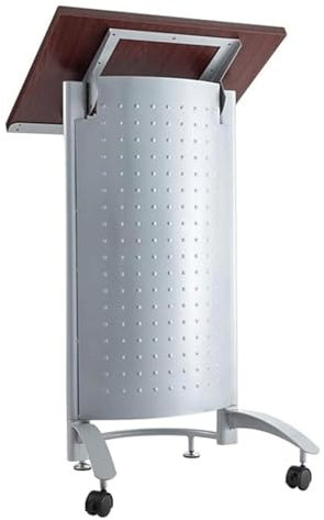 OUYUE Rednerpult Metall-Podiumsständer Mit Rollen, Rednerpulte, Kanzeln Für Kirchen, Schulunterricht, Redepodien Podium Ständer