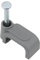 REULIN 100+ Pack of 2.5 mm 5X10 T&E Cable Clips for Outdoor and Indoor Use, Wire Management Clips (Grey, 2.5mm - T&E)