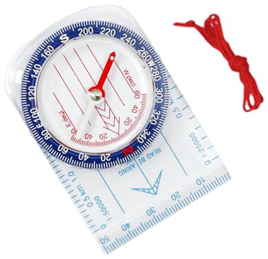 Erkundung Wanderkarte Lesekompasse Navigationskompasse Kartenlineal Lupe Multifunktionskompasse