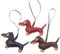 3 Stk Dackel Anhänger Geschenke,Dackel Schlüsselanhänger Hund,Leder Glücksbringer Dackel Deko Taschenanhänger Keychain,Dachshund Bag Charms,Welpe Hundetasche Taschen Anhänger für Frauen,MäNner,MäDchen