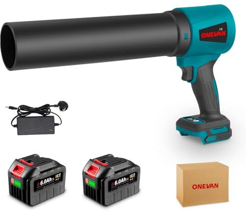Cordless Leaf Blower Handheld Electric Blower - 1500W Brushless Motor with 3 Speed Levels Max Wind Speed 180 m/s, for Garden, Lawn Care, Snow Removal, Home Cleaning