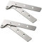 perfk 2 charnières en acier inoxydable à sept formes, robustes, rotatives à 360 °, pour étagère pliante, charnières d'armoire pour la cuisine, M