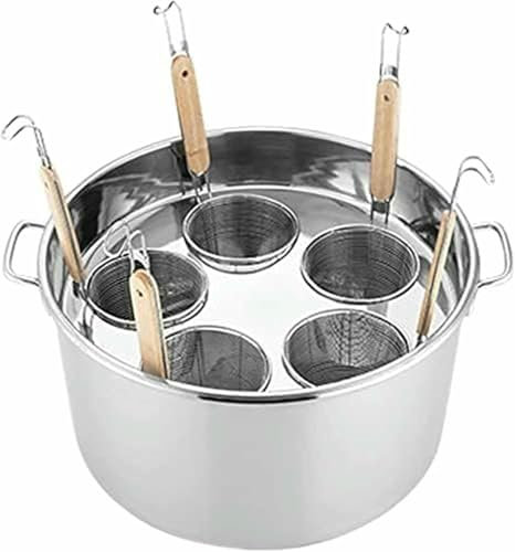 VYUJHNBG Cuiseur à pâtes avec Panier-Filtre, ustensile de Cuisine pour la Maison et Le Restaurant